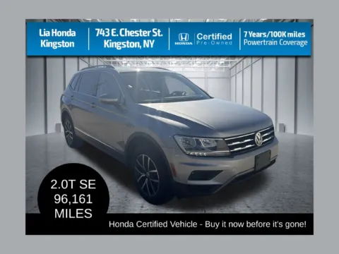 White 2021 Volkswagen Tiguan 2.0T SE for sale in Kingston, NY