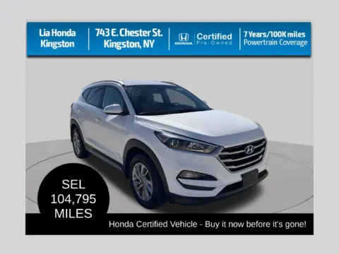 White 2018 Hyundai Tucson SEL Plus for sale in Kingston, NY