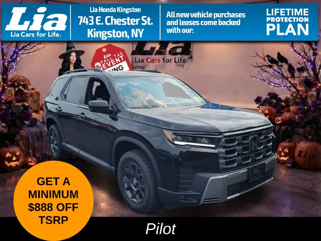 Black 2026 Honda Pilot TrailSport for sale in Kingston, NY
