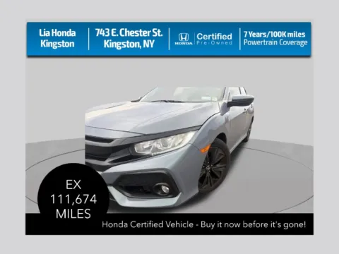 Gray 2019 Honda Civic EX for sale in Kingston, NY