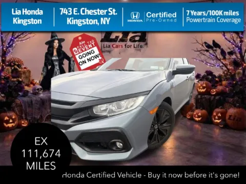 Gray 2019 Honda Civic EX for sale in Kingston, NY