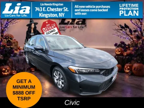 Gray 2026 Honda Civic LX for sale in Kingston, NY