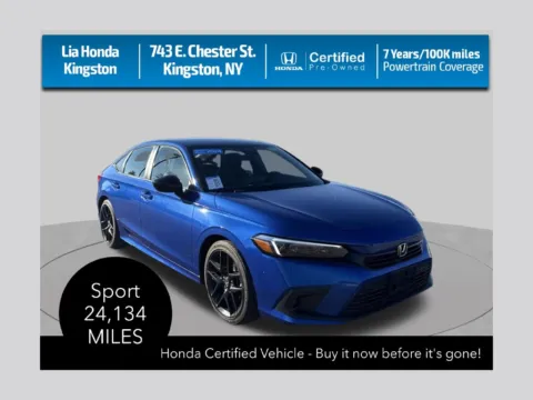 Blue 2024 Honda Civic Sport for sale in Kingston, NY