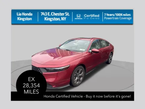 Red 2024 Honda Accord EX for sale in Kingston, NY