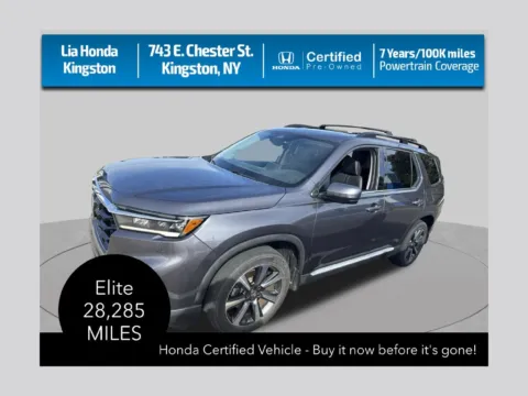 Gray 2024 Honda Pilot Elite for sale in Kingston, NY