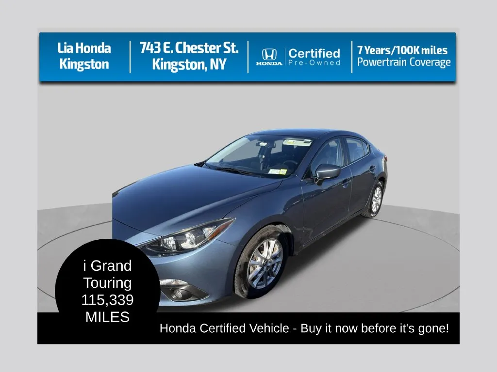 Blue 2016 Mazda Mazda3 i Grand Touring for sale in Kingston, NY