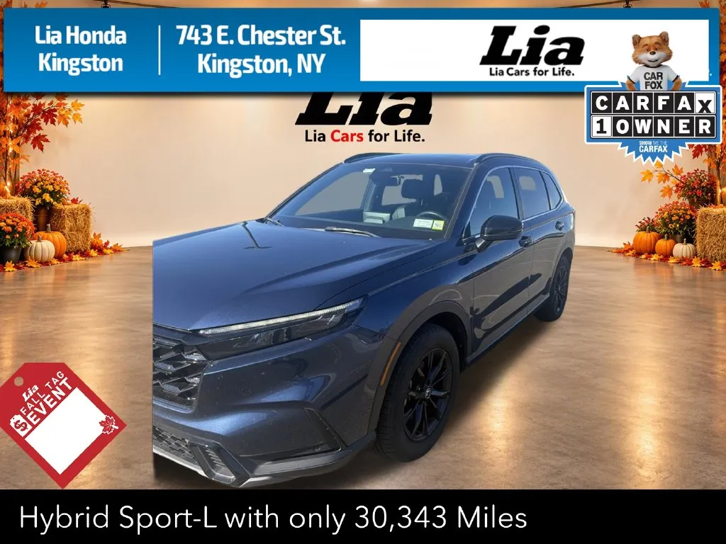 Blue 2025 Honda CR-V Hybrid Sport-L for sale in Kingston, NY