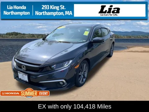 Blue 2019 Honda Civic EX for sale in Northampton, MA