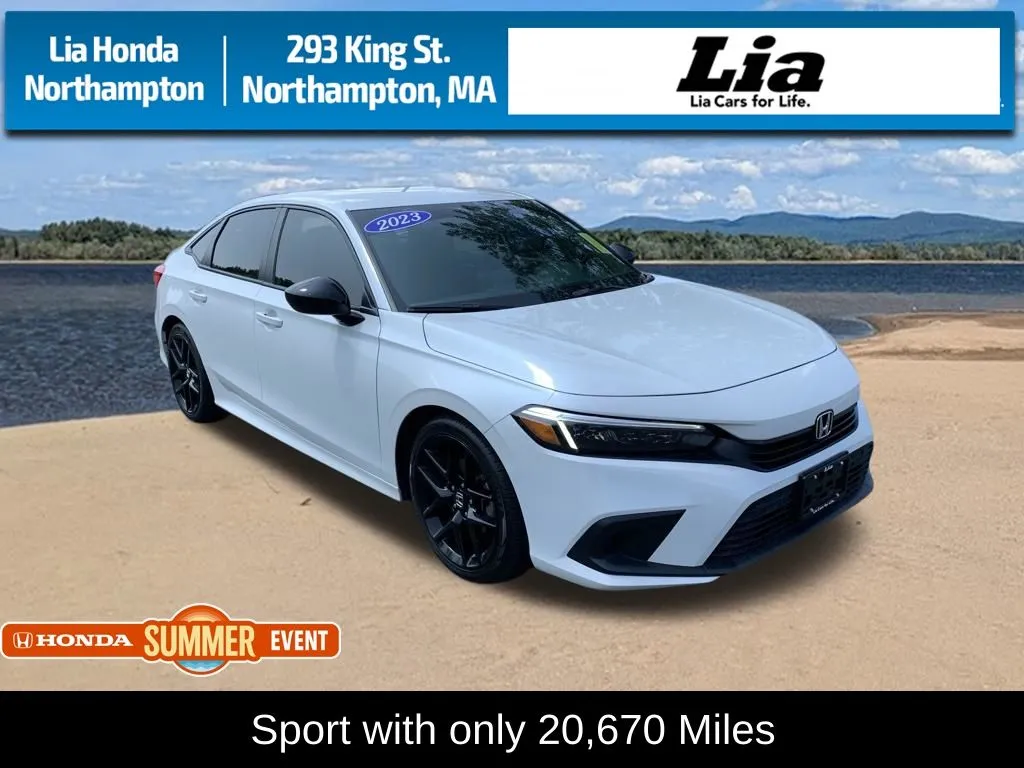 White 2023 Honda Civic Sport for sale in Northampton, MA