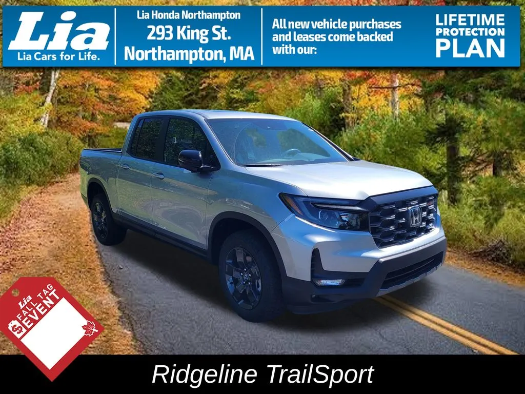 Silver 2026 Honda Ridgeline TrailSport for sale in Northampton, MA