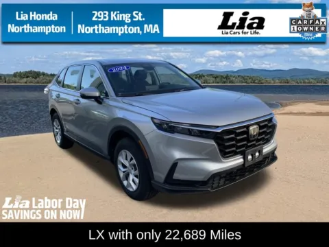 Silver 2024 Honda CR-V LX for sale in Northampton, MA