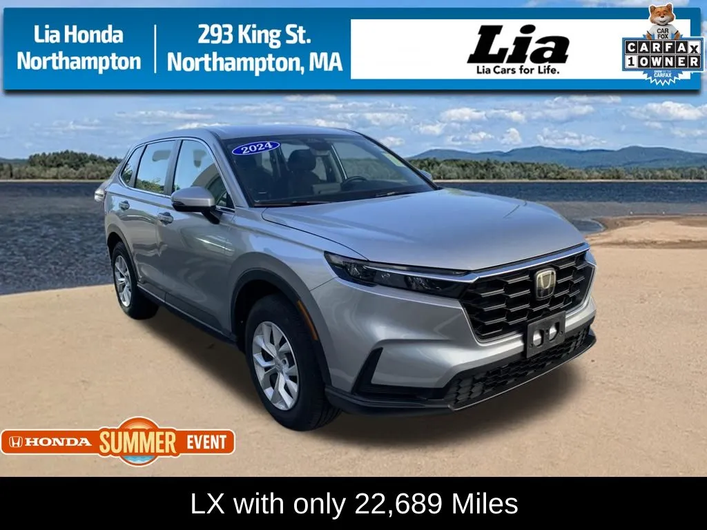 Silver 2024 Honda CR-V LX for sale in Northampton, MA