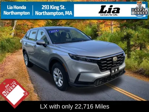 Silver 2024 Honda CR-V LX for sale in Northampton, MA