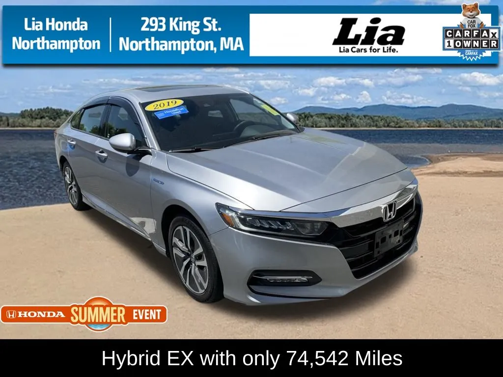 Silver 2019 Honda Accord Hybrid EX for sale in Northampton, MA