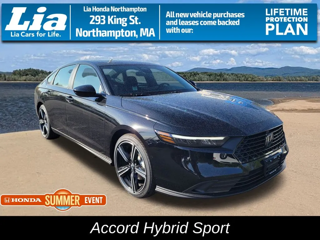 Black 2026 Honda Accord Hybrid Sport for sale in Northampton, MA