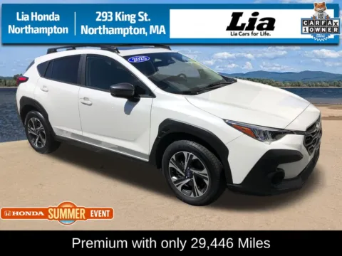 White 2025 Subaru Crosstrek Premium for sale in Northampton, MA