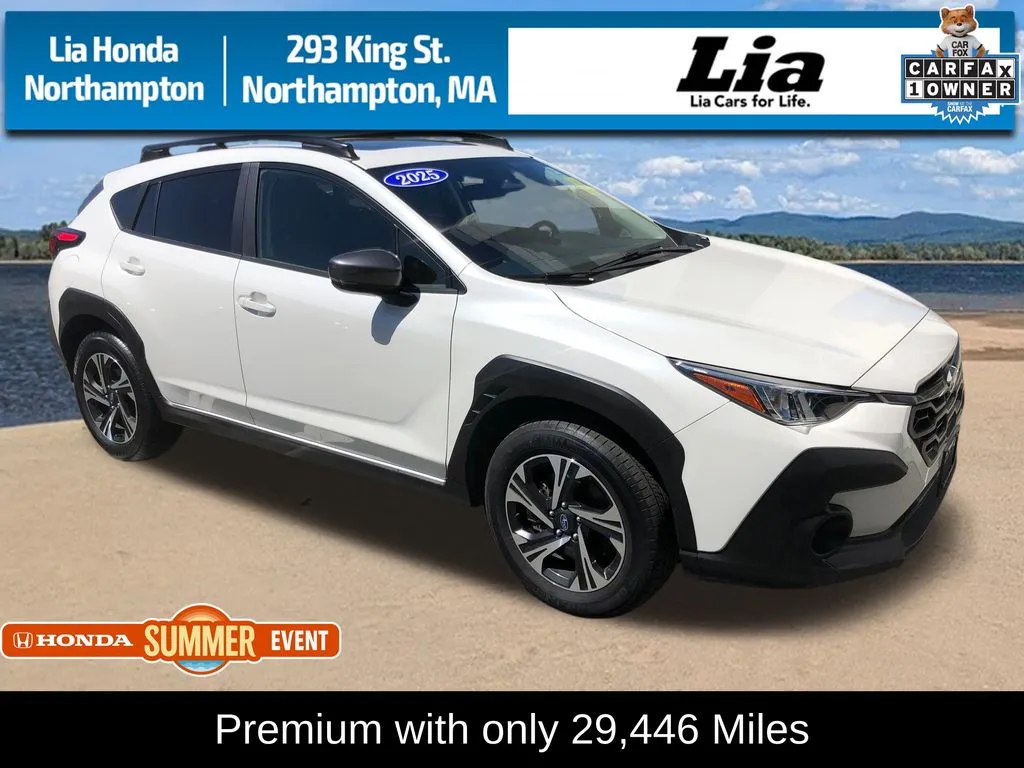 White 2025 Subaru Crosstrek Premium for sale in Northampton, MA