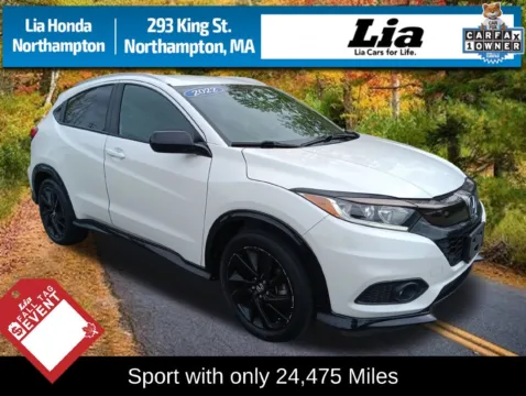 White 2022 Honda HR-V Sport for sale in Northampton, MA