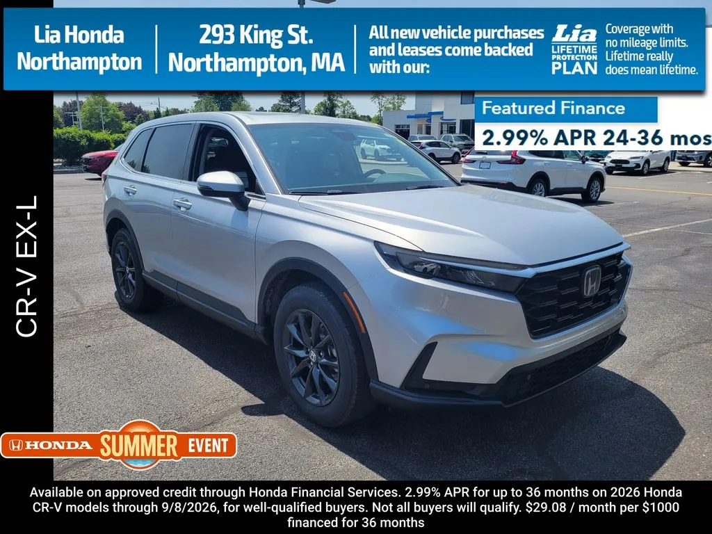 Silver 2026 Honda CR-V EX-L for sale in Northampton, MA