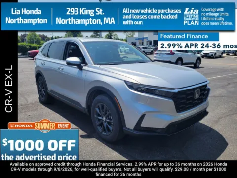 Silver 2026 Honda CR-V EX-L for sale in Northampton, MA