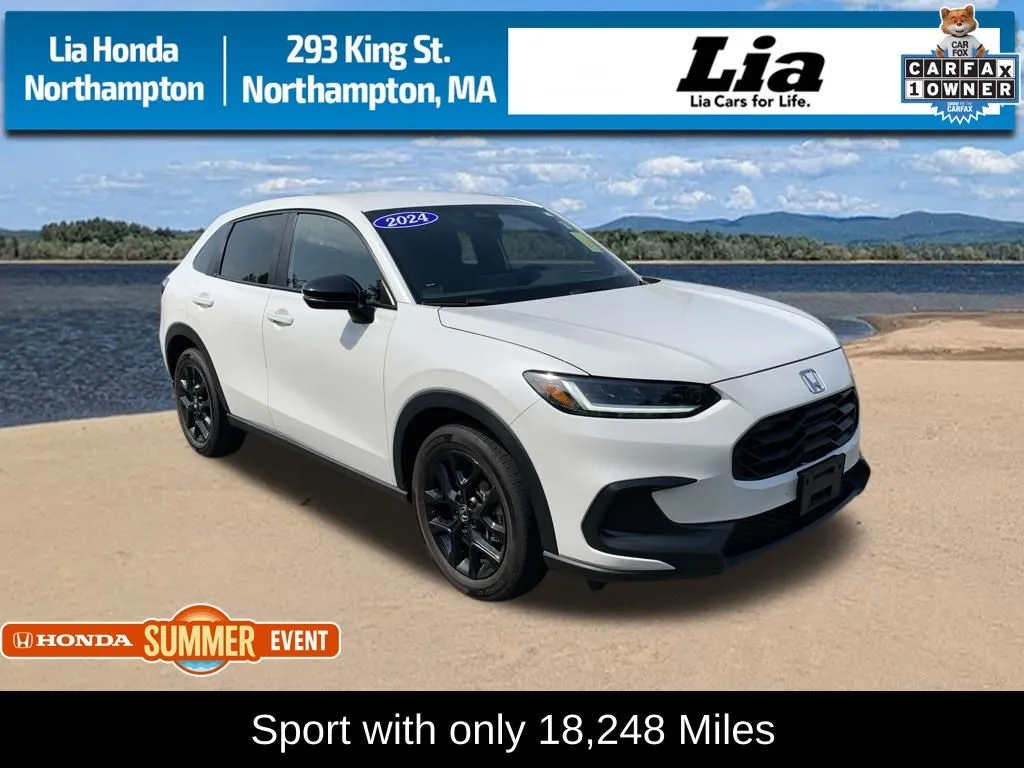 White 2024 Honda HR-V Sport for sale in Northampton, MA