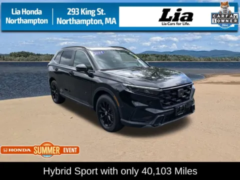 Black 2024 Honda CR-V Hybrid Sport for sale in Northampton, MA