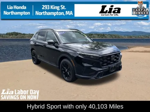 Black 2024 Honda CR-V Hybrid Sport for sale in Northampton, MA