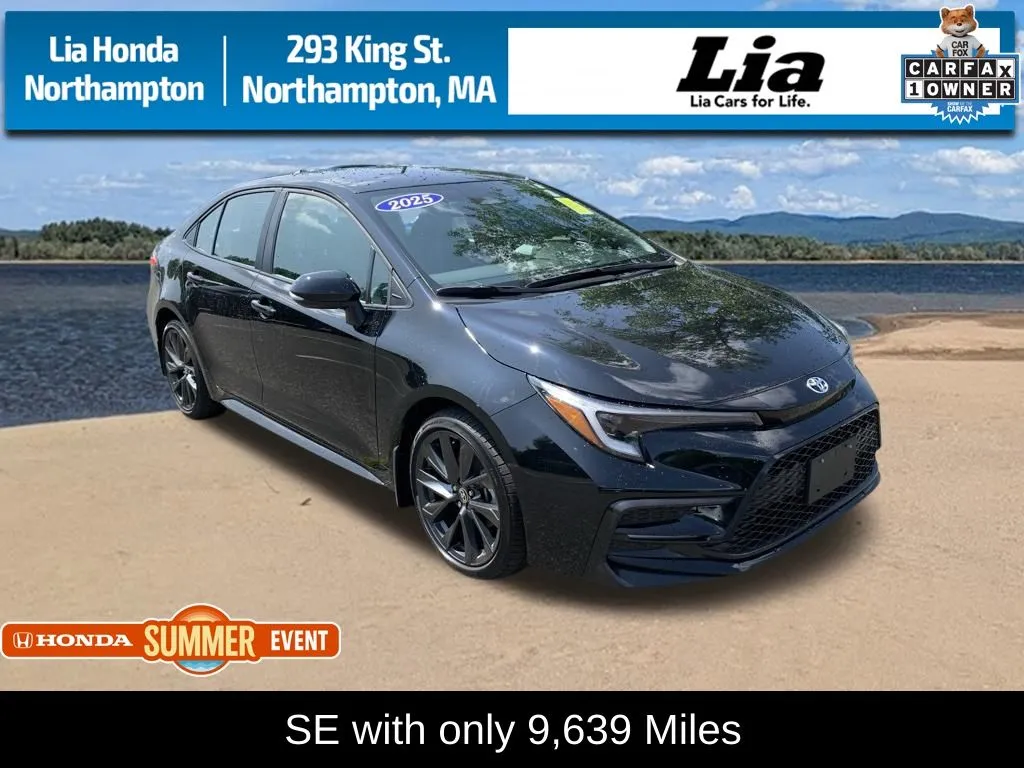 Black 2025 Toyota Corolla SE for sale in Northampton, MA