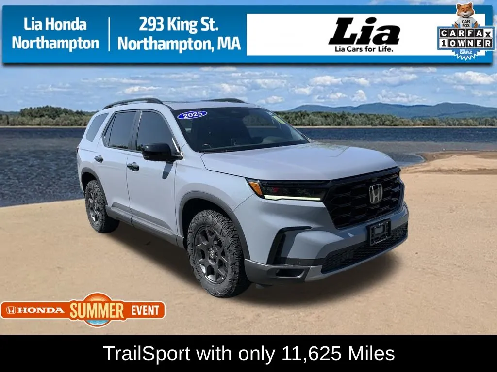 Gray 2025 Honda Pilot TrailSport for sale in Northampton, MA