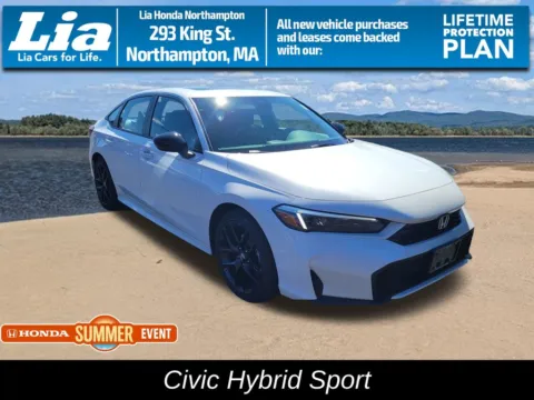 White 2026 Honda Civic Hybrid Sport for sale in Northampton, MA