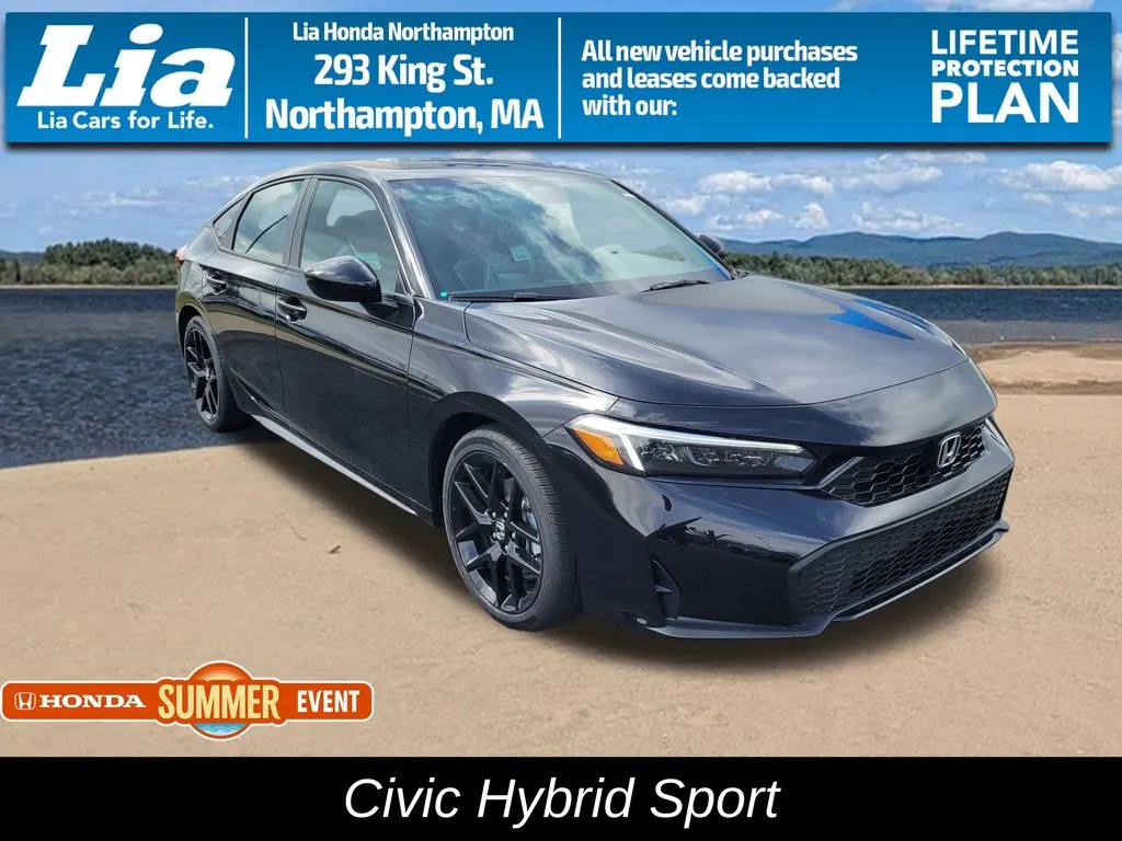 Black 2026 Honda Civic Hybrid Sport for sale in Northampton, MA