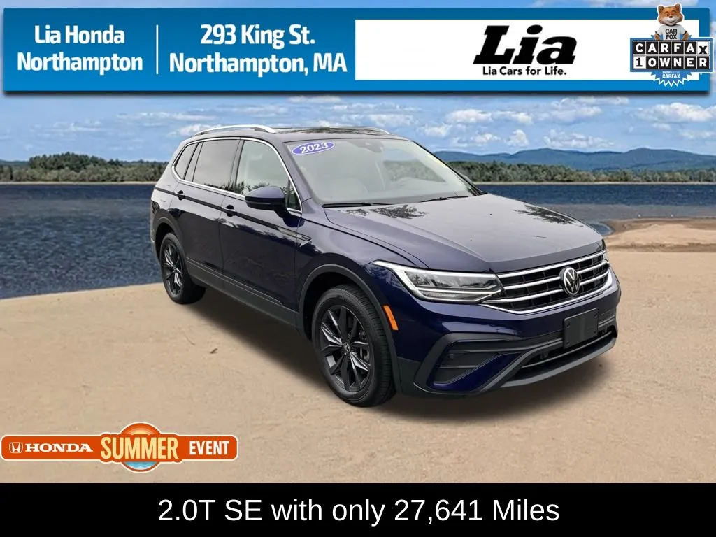 Blue 2023 Volkswagen Tiguan 2.0T SE for sale in Northampton, MA