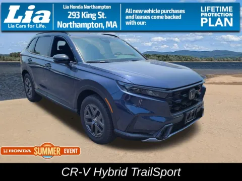 Blue 2026 Honda CR-V Hybrid TrailSport for sale in Northampton, MA