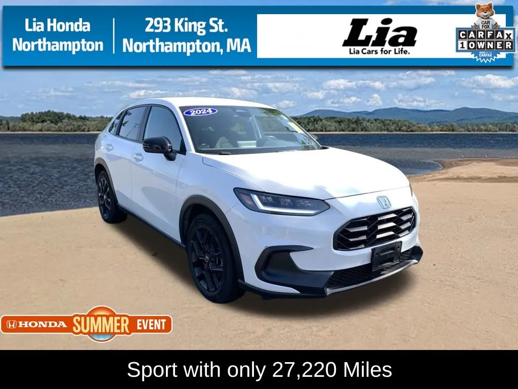 White 2024 Honda HR-V Sport for sale in Northampton, MA