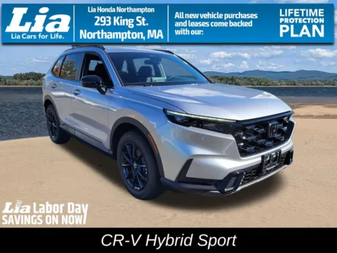 Silver 2026 Honda CR-V Hybrid Sport for sale in Northampton, MA