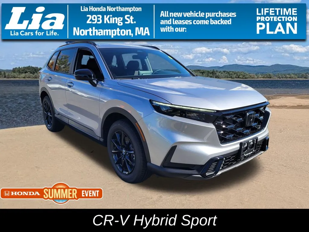 Silver 2026 Honda CR-V Hybrid Sport for sale in Northampton, MA
