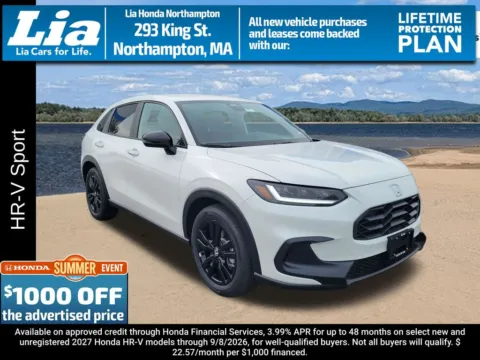 White 2026 Honda HR-V Sport for sale in Northampton, MA