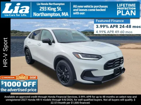 White 2026 Honda HR-V Sport for sale in Northampton, MA