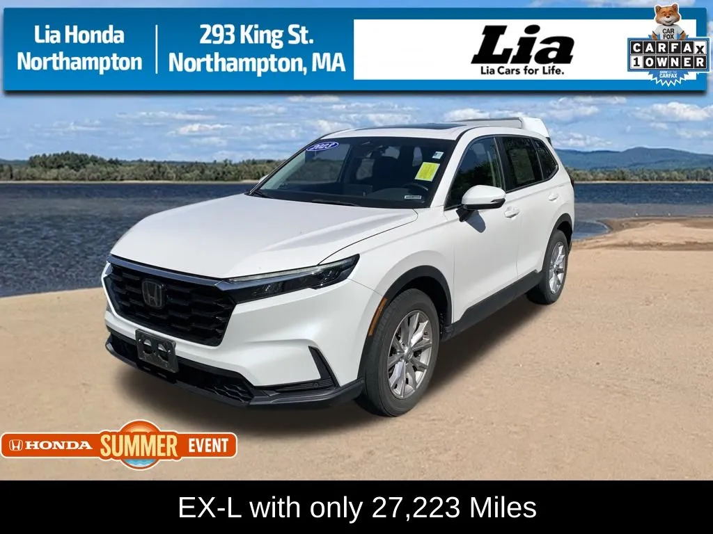 White 2023 Honda CR-V EX-L for sale in Northampton, MA