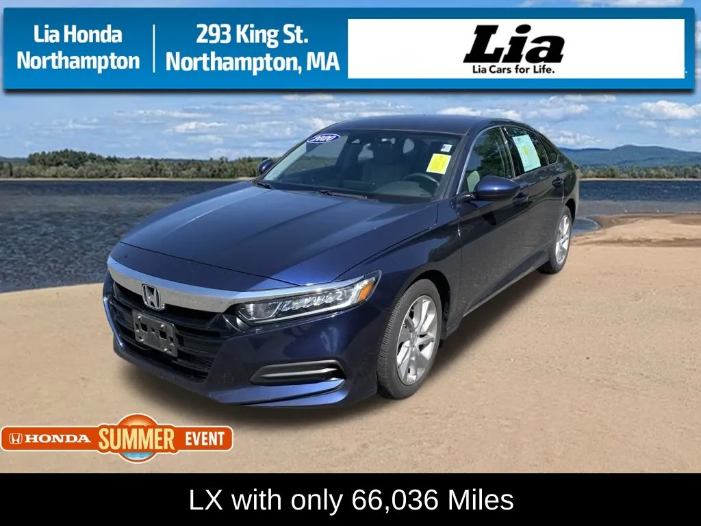 Blue 2020 Honda Accord LX for sale in Northampton, MA