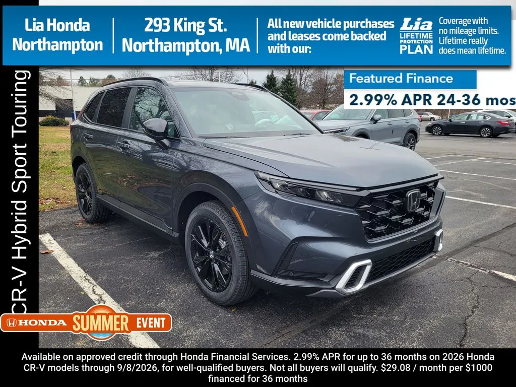 Gray 2026 Honda CR-V Hybrid Sport Touring for sale in Northampton, MA