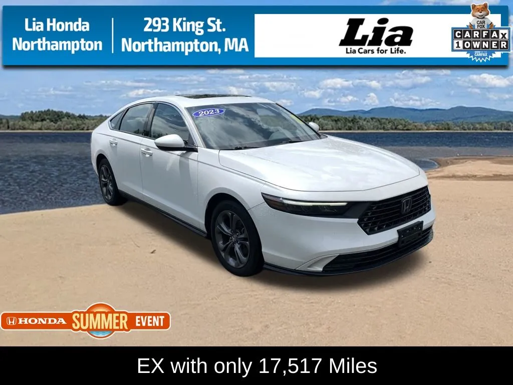 White 2023 Honda Accord EX for sale in Northampton, MA