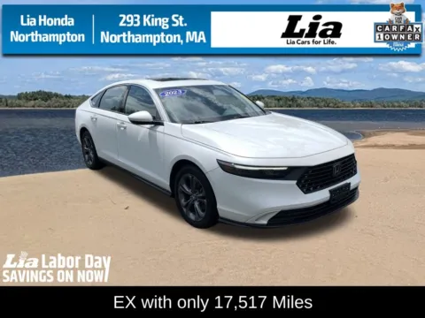 White 2023 Honda Accord EX for sale in Northampton, MA