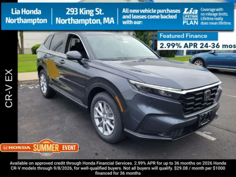 Gray 2026 Honda CR-V EX for sale in Northampton, MA