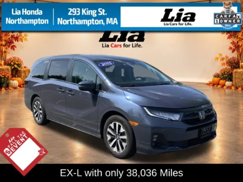 Black 2025 Honda Odyssey EX-L for sale in Northampton, MA