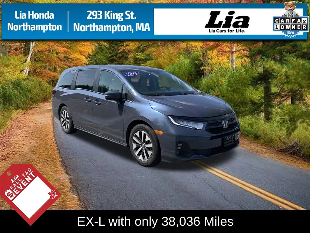Black 2025 Honda Odyssey EX-L for sale in Northampton, MA
