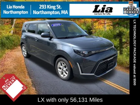 Gray 2024 Kia Soul LX for sale in Northampton, MA