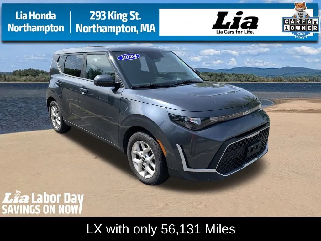 Gray 2024 Kia Soul LX for sale in Northampton, MA