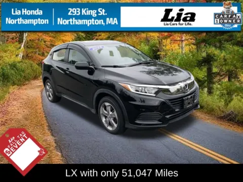 Black 2022 Honda HR-V LX for sale in Northampton, MA