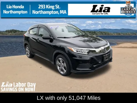 Black 2022 Honda HR-V LX for sale in Northampton, MA